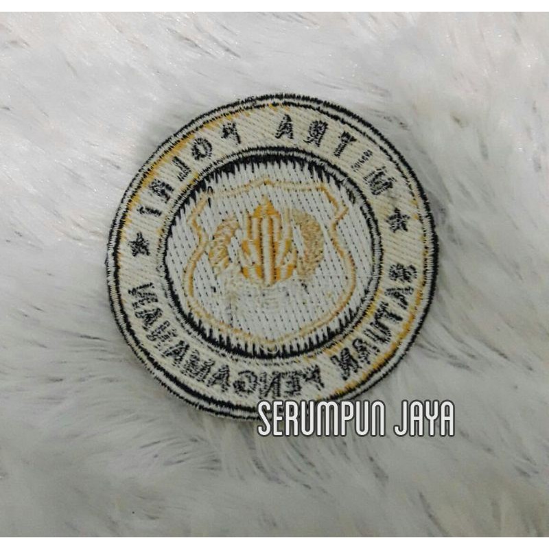 EMBLEM SECURITY MITRA POLRI - EMBLEM SECURITY MITRA POLRI BORDIR