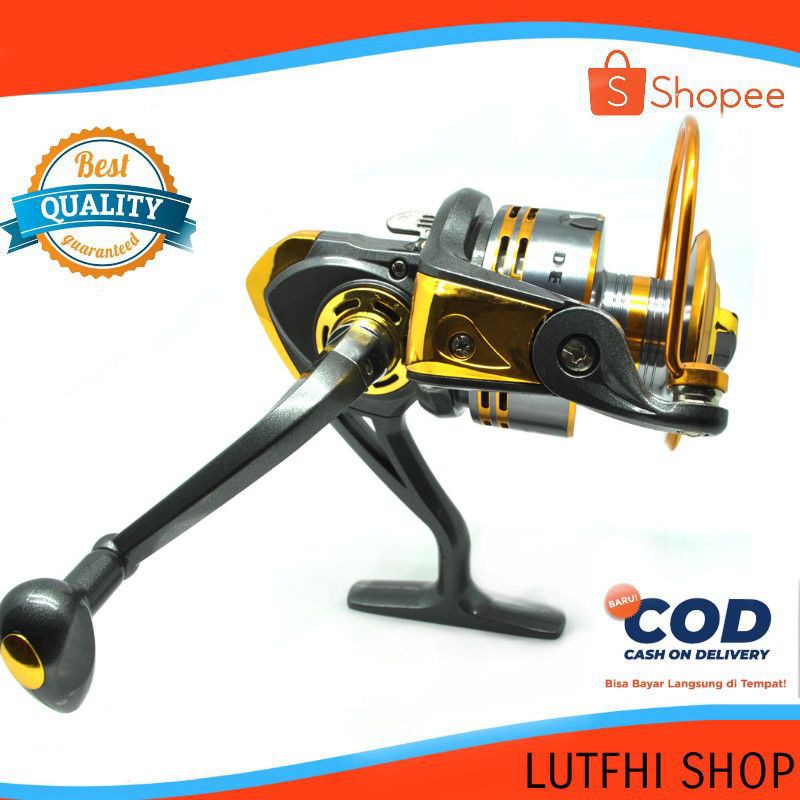 Reel pancing Debao DB6000A Metal Fishing Spin Reel 10 Ball Bearing