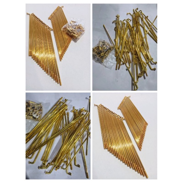 Ruji GOLD Set Depan Belakang Motor Jupiter Z / Vega