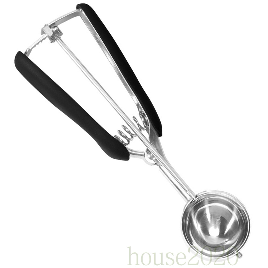 (House2020) Sendok Es Krim / Buah / Kentang Bahan Stainless Steel Ukuran 3cm