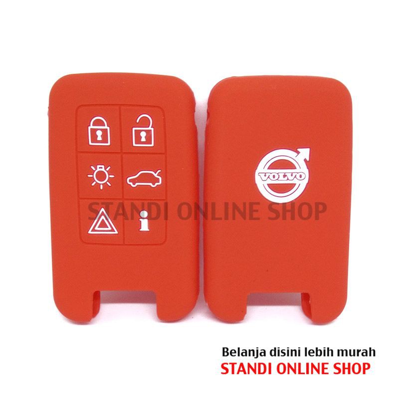 Kondom Kunci Silikon Remote Cover Smartkey Volvo