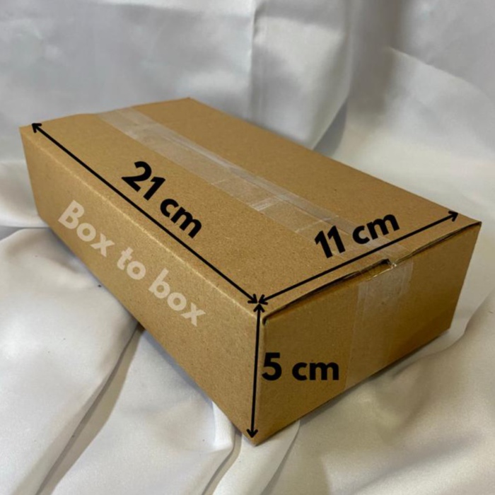 

Kardus Box kecil ukuran 21x11x5 cm kardus box packing baju makanan aksesoris BARU