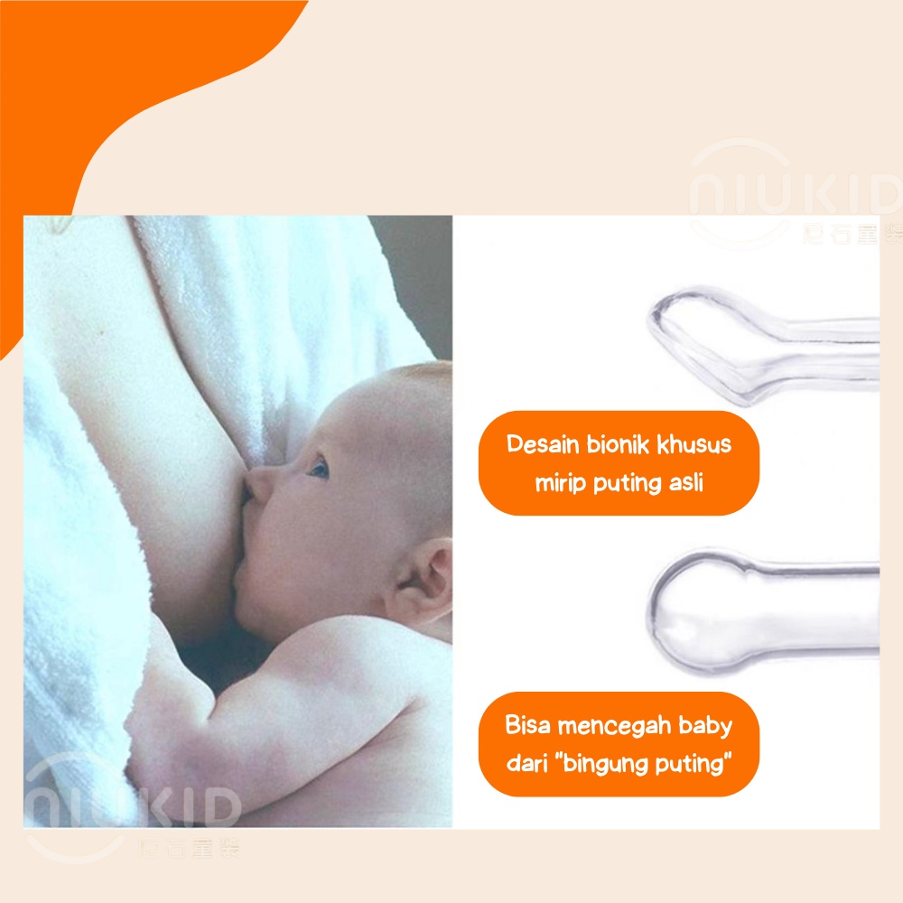 NIUKID EMPENG BAYI DOT BAYI BULAT DATAR BABY PACIFIER SOOTHER KOMPENG BAYI FOOD GRADE