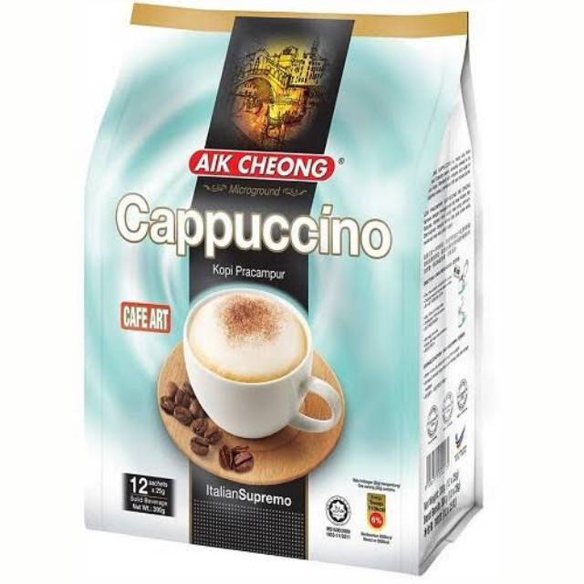 

Kopi Aik Cheong Cappucino Malaysia (isi 12 Sachet)