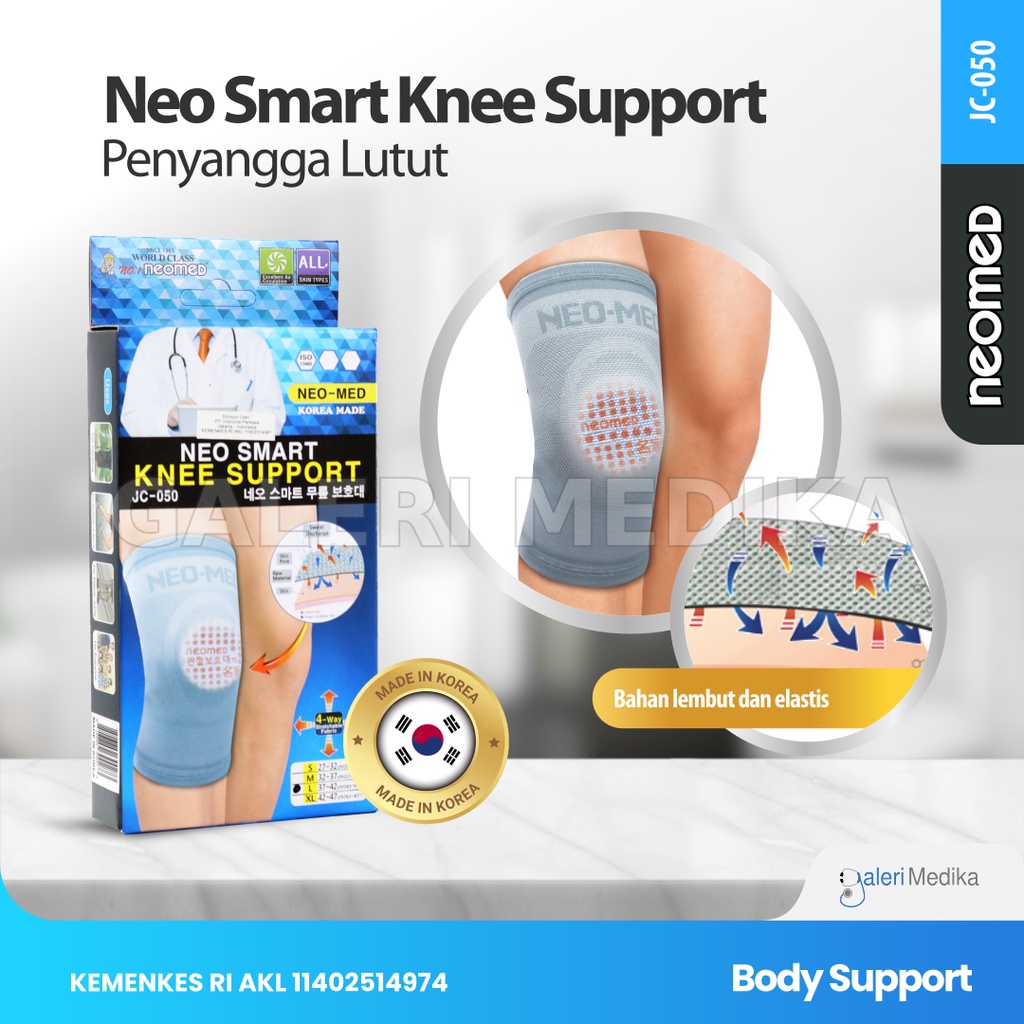 Neomed Neo Knee Smart JC-050 - Penguat Persendian Lutut