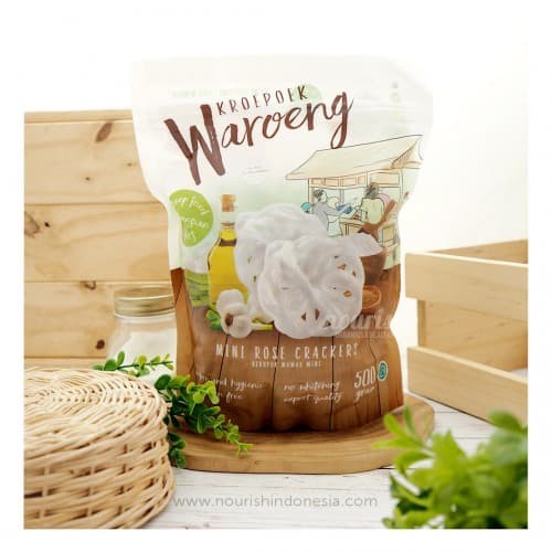

pasta-aneka- kropoek waroeng mini rose crackers 500gr -aneka-pasta.