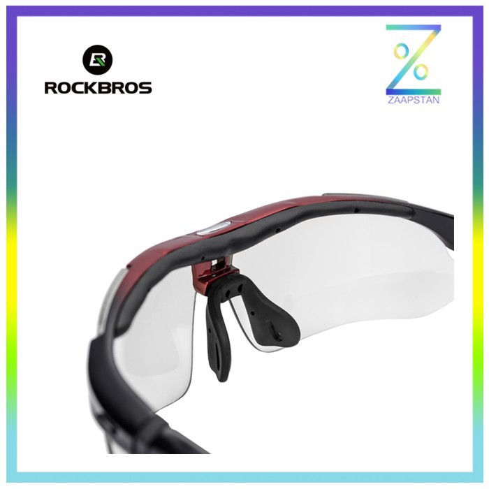 Rockbros Kacamata Sepeda Polarized dengan 5 Lensa Myopia - 0089 - Blac