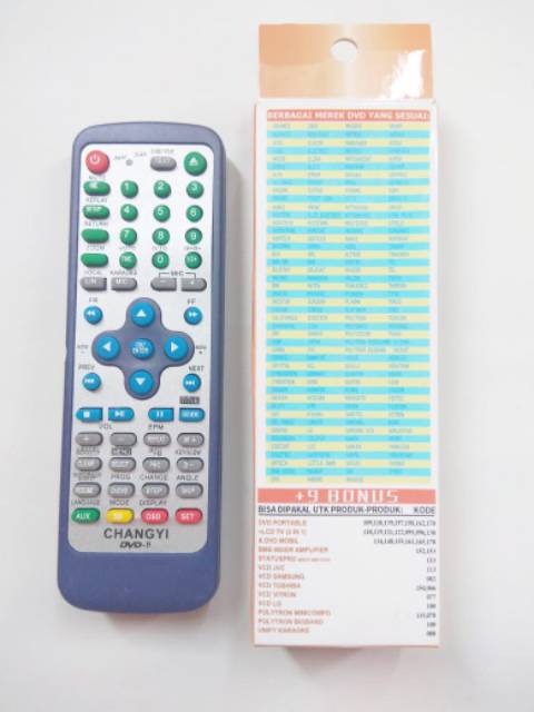 REMOT/REMOTE DVD MULTI/UNIVERSAL/SERBAGUNA (CY)