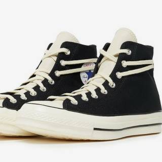  Sepatu  Converse  Chuck 70 Hi x Fear of God Essentials  Black 