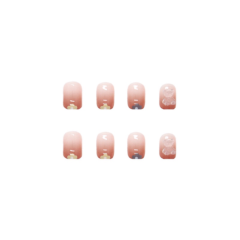 24pcs / Kotak Kuku Palsu Full Cover Z323 Untuk Dekorasi Nail Art