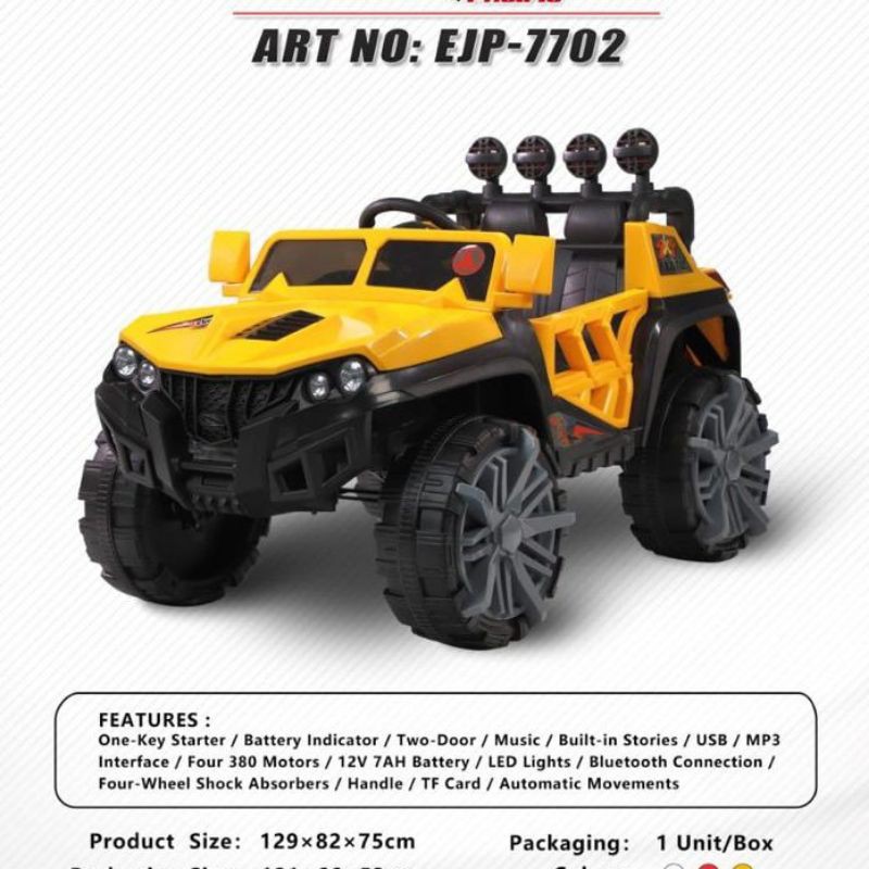 MOBIL AKI EXOTIC EJP 7702 AKI 12VOLT~MAINAN MOBIL AKI ANAK