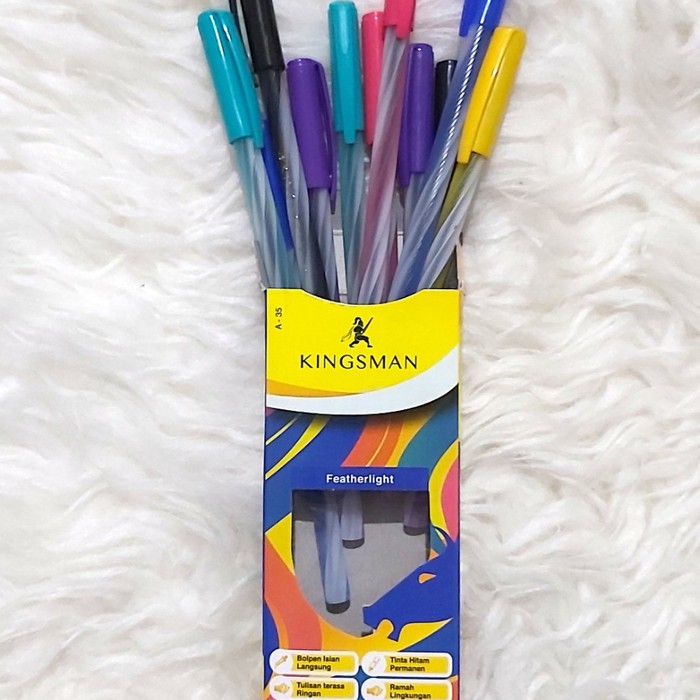 

Pulpen warna warni Kingsman Zharia08 Kualitas Premium