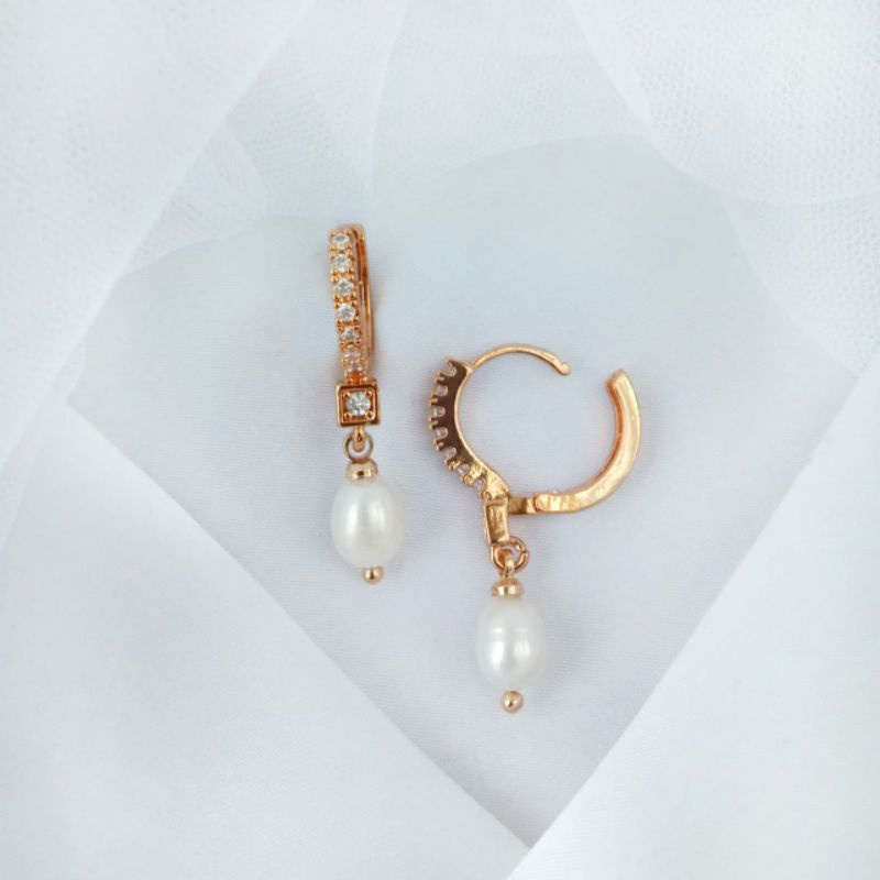 Giwang Mutiara air tawar original