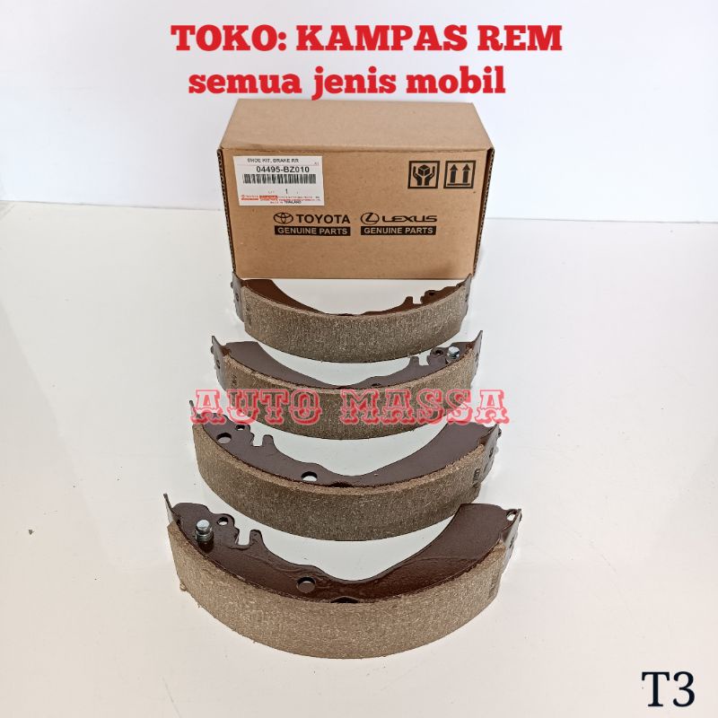 KAMPAS REM BELAKANG AVANZA / VELOZ BRAKE SHOE AVANZA / VELOZ