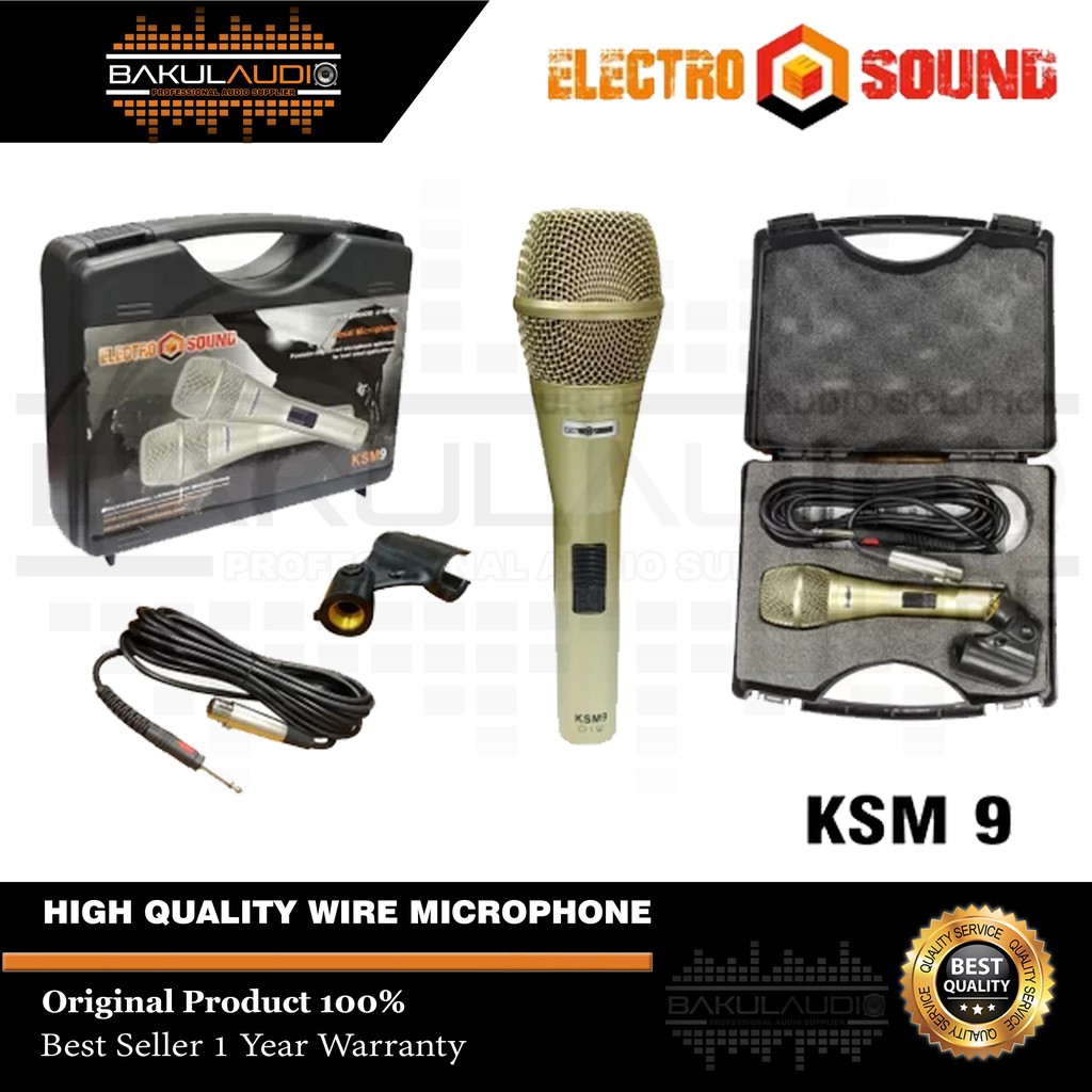 Mic Kabel KSM 9 Original Electro Sound - Gold