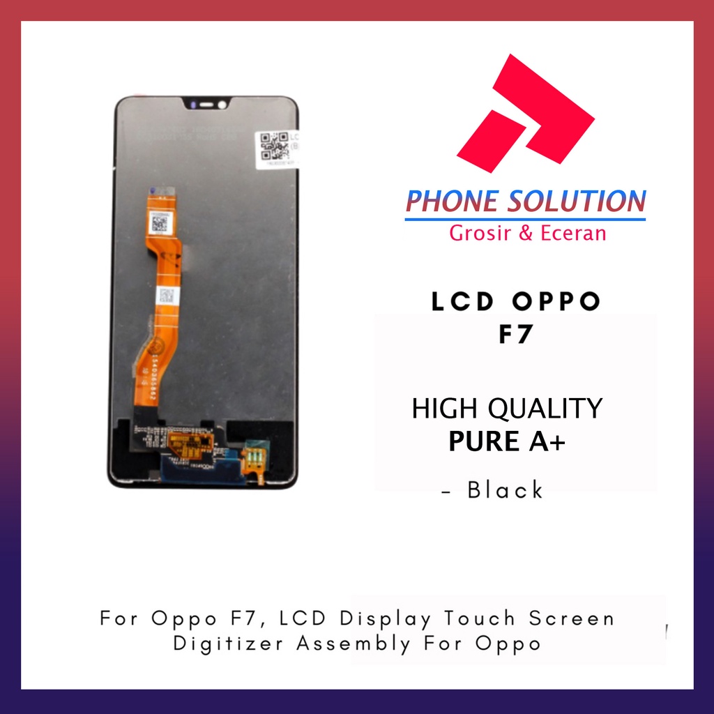 LCD Oppo F7 Fullset Touchscreen - Parts Kompatibel Dengan Produk Oppo // Supplier LCD Oppo F7 - Garansi 1 Bulan