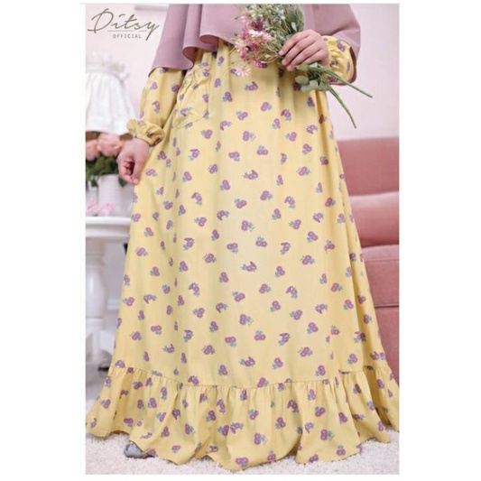 Ditsy Nightgown / Ditsyofficial / Ditsy November 2021 / Ditsy Love red / Ditsy Heart Mocca / Daisy B