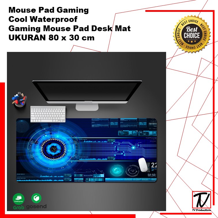 Mouse Pad Gaming  Cool Water Mouse Pad Waterproof Xl 30x80