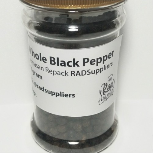 

Whole Black Pepper Kualitas Premium, Lada Hitam Utuh, Kualitas Premium, Kemasan Botol 80gram