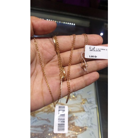 Kalung emas semar jawa berat 1.00gr