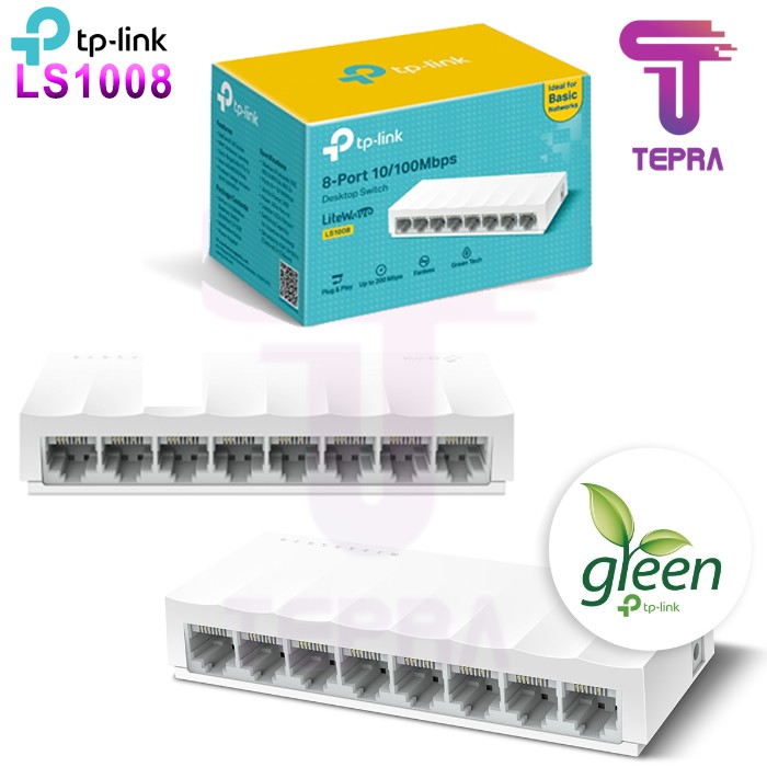 TP-LINK LS1008 8-Port 10/100Mbps Desktop Switch|LS1008 TP Link