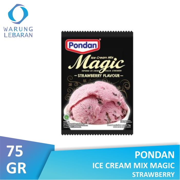 Jual Pondan Ice Cream Magic Strawberry 75gr Shopee Indonesia