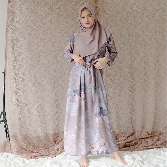 Winter dress vanilla hijab