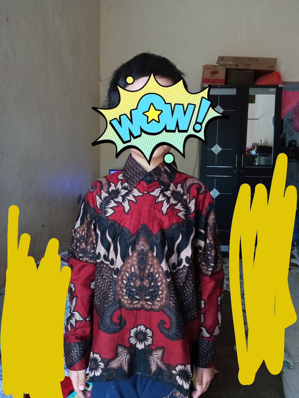 Kemeja Batik Anak Lengan Panjang Usia 2-12th Termurah Dan Berkualitas Tinggi (realpict) Dengan Foto