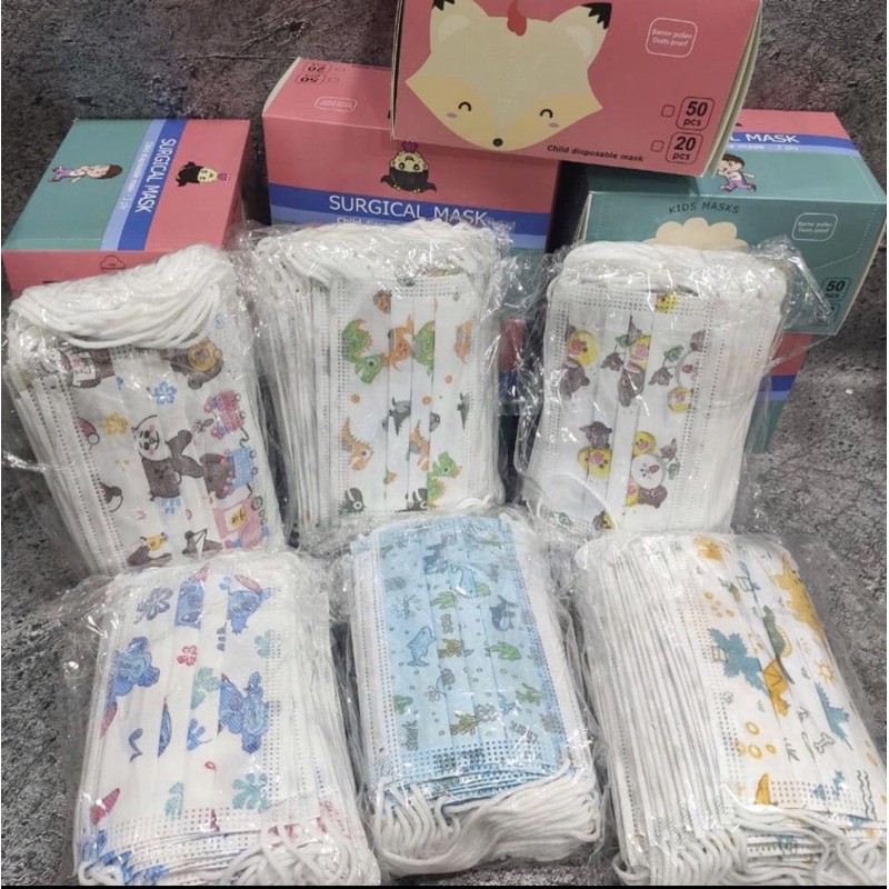masker anak 3ply