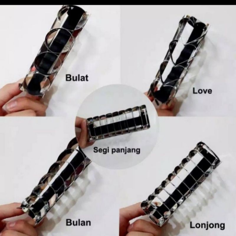 cetakan kue kering/kastengel/putri salju/nastar kue keju kotak