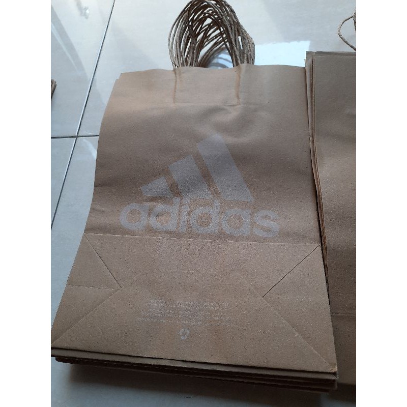 

paper bag adidas performance original asli small