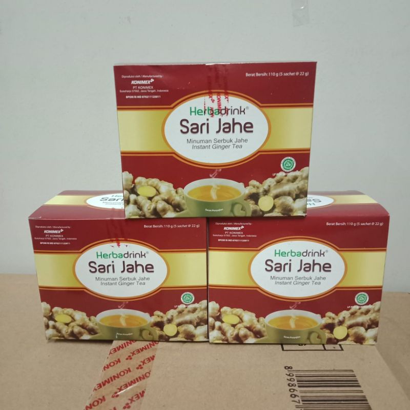 

Herbadrink Sari Jahe isi 5pcs