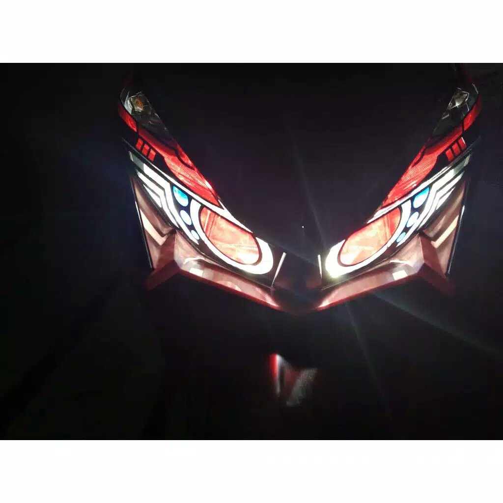 PROMO READY STICKER STIKER VARIASI LAMPU DEPAN DAN ALIS VARIO 2017 125 150 PROJI | STIKER  VARIO COD