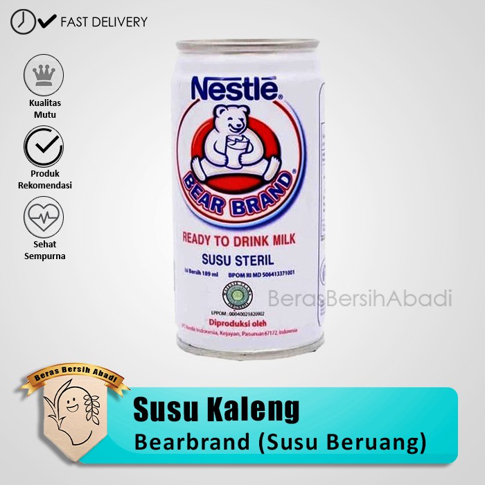 

Susu Bearbrand Kaleng - Susu Beruang Putih (Untuk Panas Dalam)