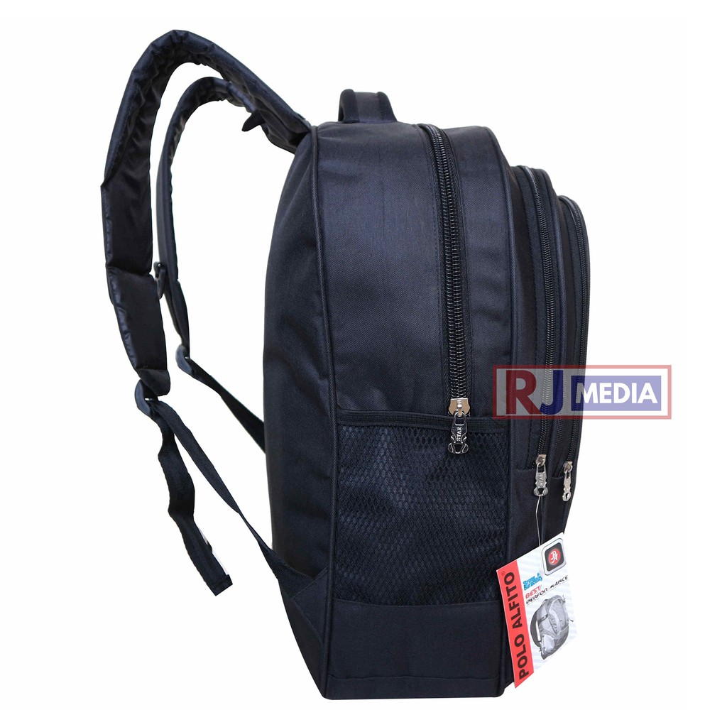 BUY 1 GET 1 FREE Tas Gendong Polo Alfito Ransel Punggung Laki-Laki SMP SMA BagPack Cowo Kuliah Kerja