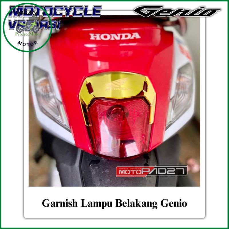 Garnish Lampu Belakang Genio Garnis Cover Lampu Belakang Honda Genio (bisa cod)