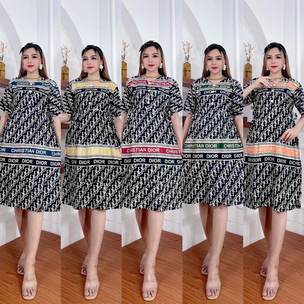 DASTER TERBARU 2022 BAHAN RAYON VIRAL KEKINIAN MODEL CHIBI ALL SIZE LD110