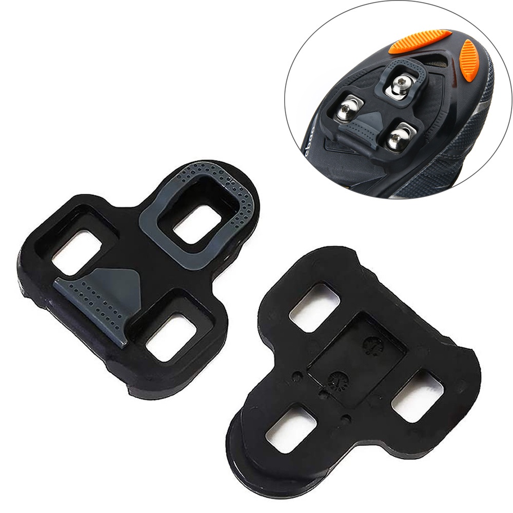 REBUY Road Bike Bike Pedals Cleats Bike Accessories Bicycle Pedal Cleat Self-Locking Pedal Ultralight Cycling Cleats Mountain Bike Black Compatible With LOOK KEO/Multicolor