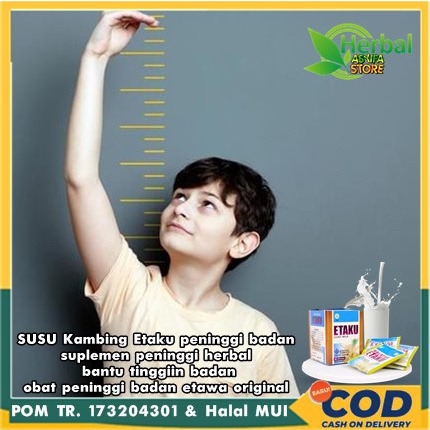 SUSU Kambing Etaku peninggi badan, suplemen peninggi herbal, bantu tinggiin badan, obat peninggi bad