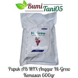 Jual Pupuk Hi-Grow Nutrisi AB MIX Anggur Kemasan 600gr | Shopee Indonesia