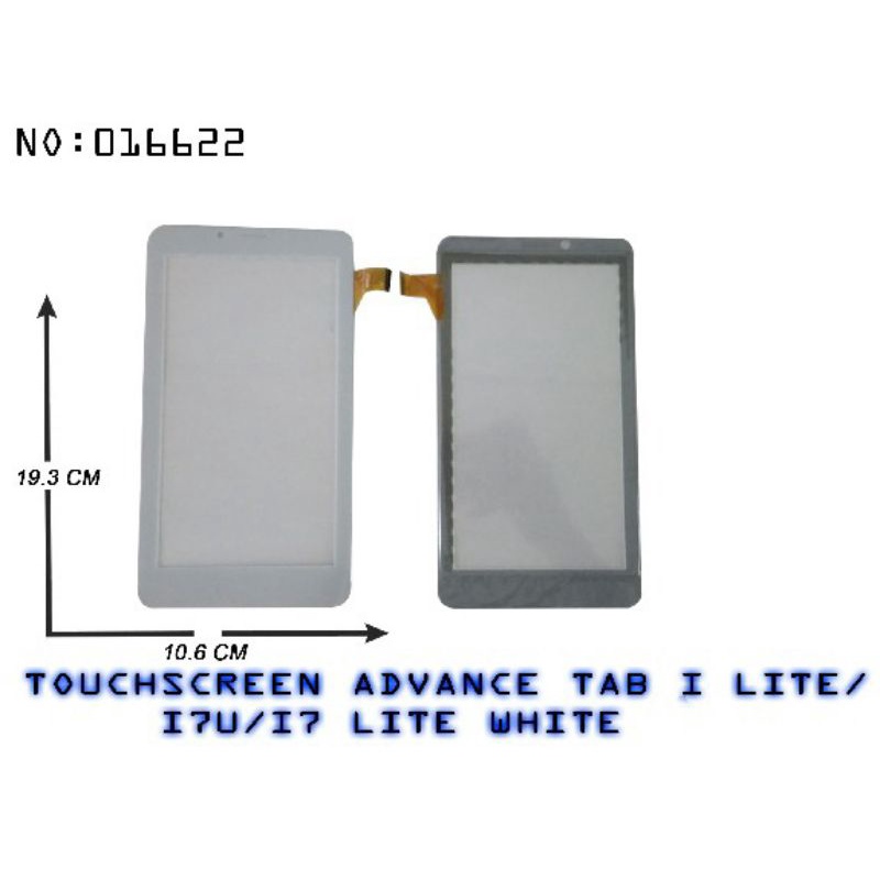 TOUCHSCREEN TOUCH SCREEN TC ADVAN I7U 4G  I 7U LITE