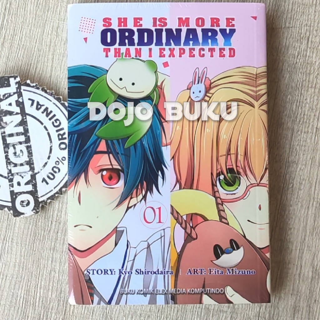 Komik She is More Ordinary Than I Expected 1 by Kyo Shirodaira, Eita M