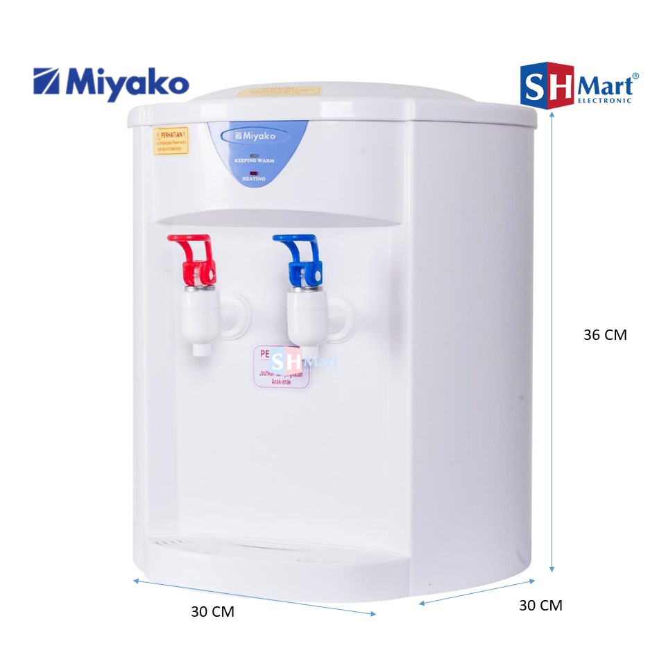 WATER DISPENSER MIYAKO WD-186H / WD186H / WD186 DISPENSER MEJA (MEDAN)