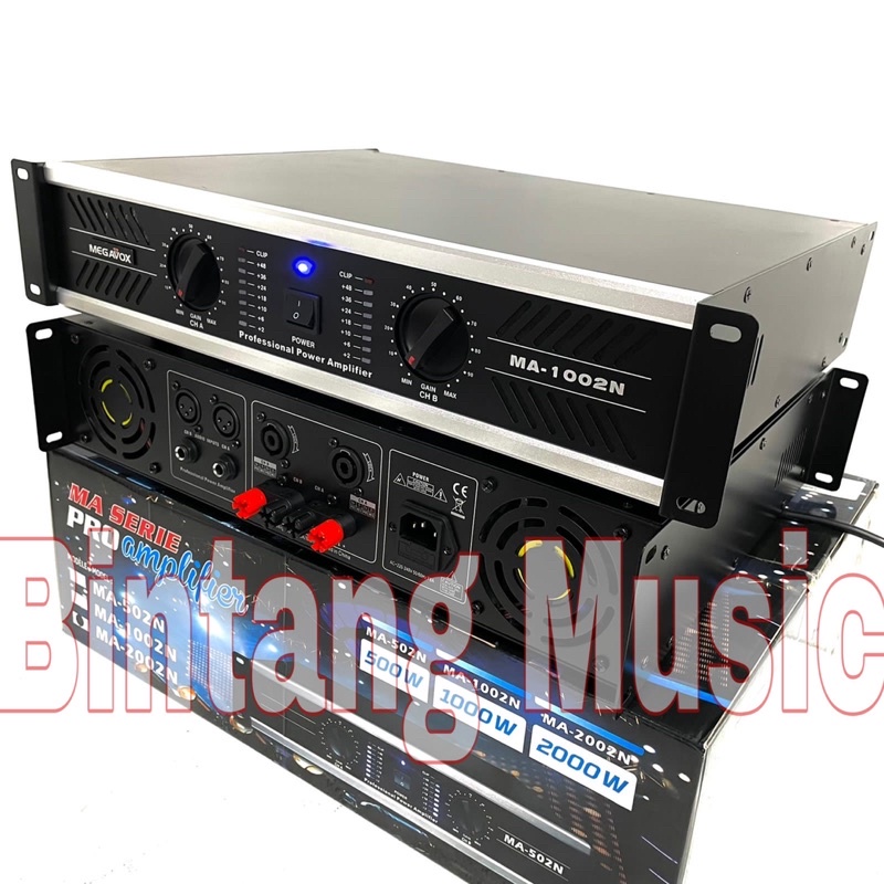 Power amplifier Megavox MA1002 Original MA 1002 N megavox ma 1002n