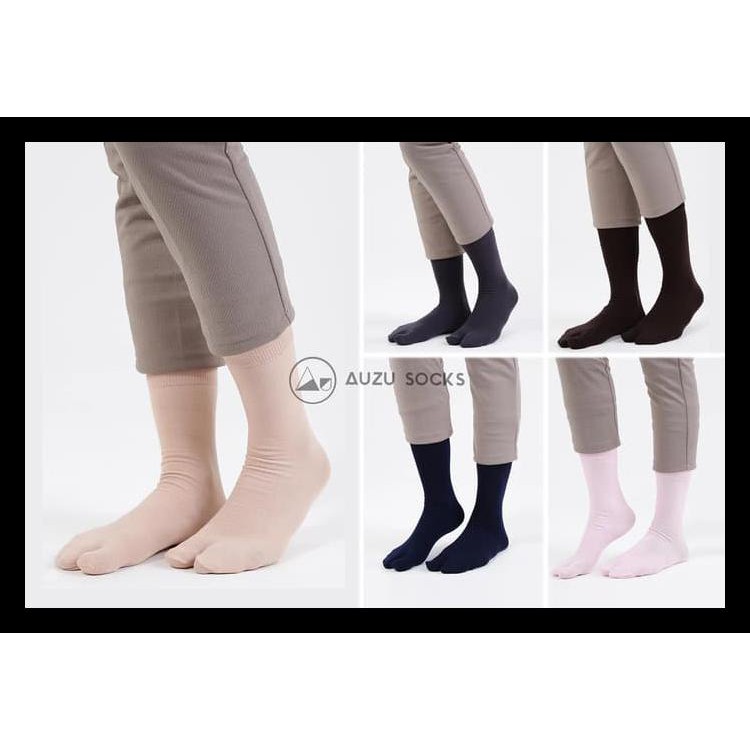 BEST PRODUCT KAOS KAKI SOKA JEMPOL PENDEK WANITA MUSLIMAH - HITAM PUTIH CREAM, DLL - HITAM PALING