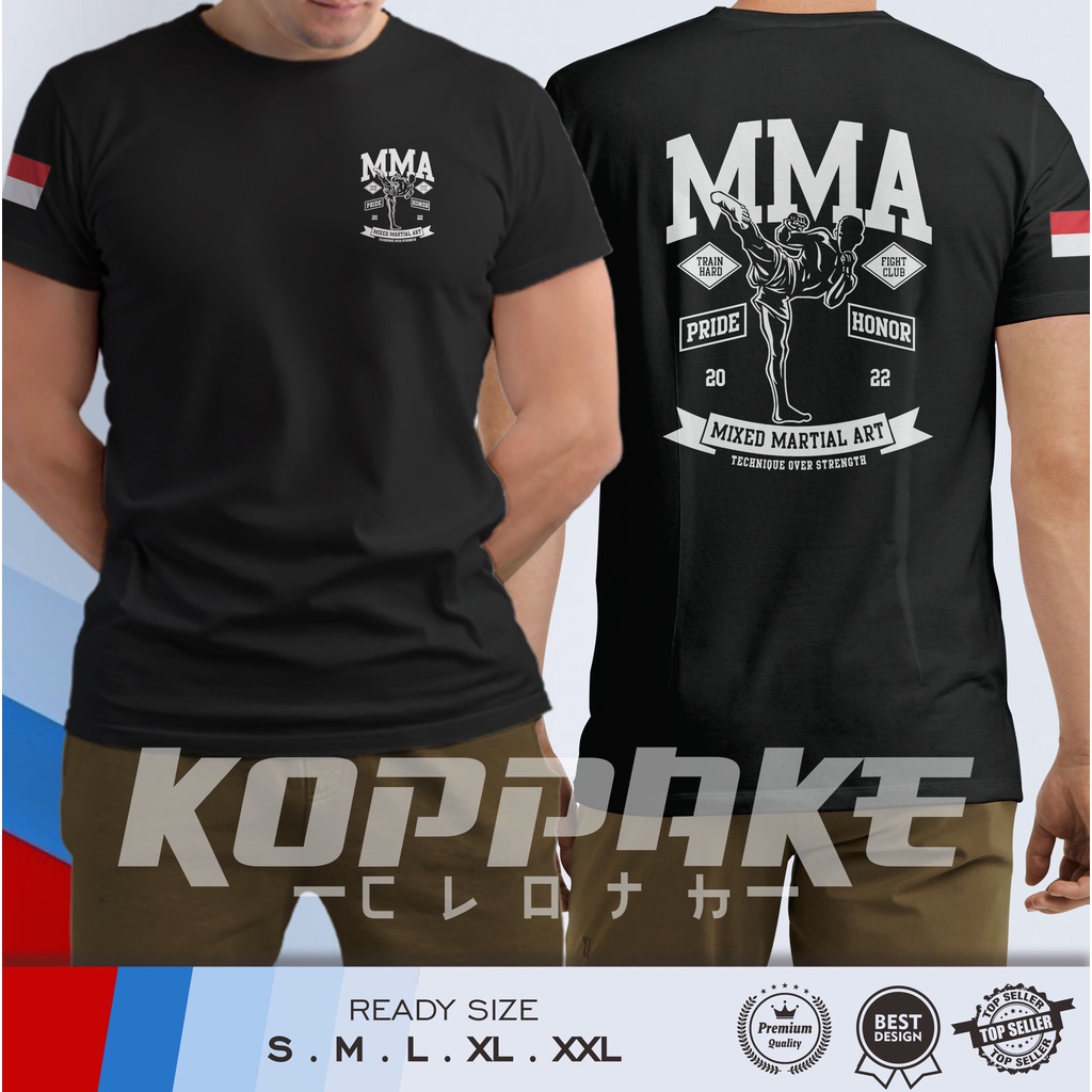 Kaos MMA Fighter Boxing Baju Sport