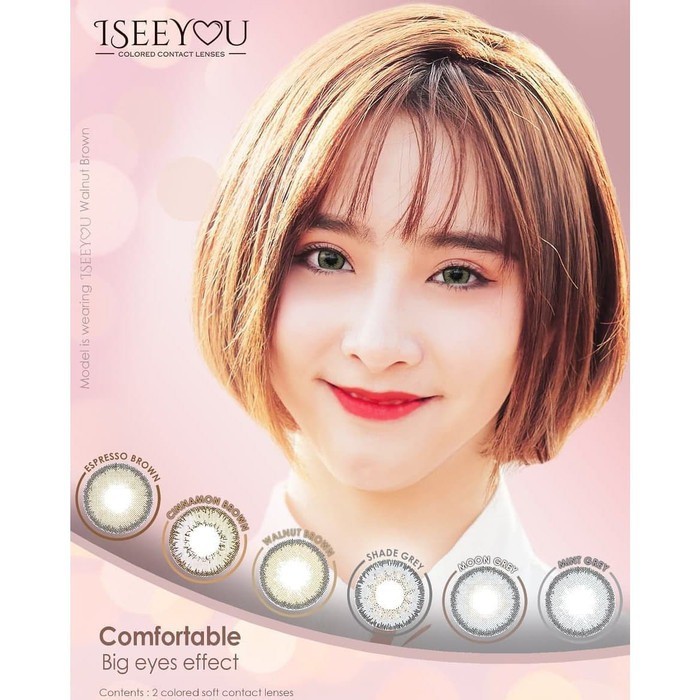 I See You Moon Grey Bulanan Softlens Warna