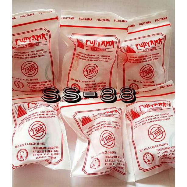 Fujiyama Powder ~ Penghilang Bau Badan Kode 1054