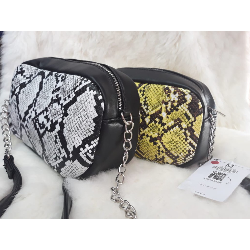 Tas Wanita Berskae Motife Snake Sling Bag Tas slempang #199643