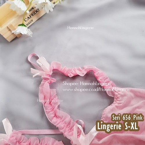 Lingerie S-XL Open Bust by Hannah Lingerie Baju Tidur Seksi Transparan Open Bust Isi Seserahan 656